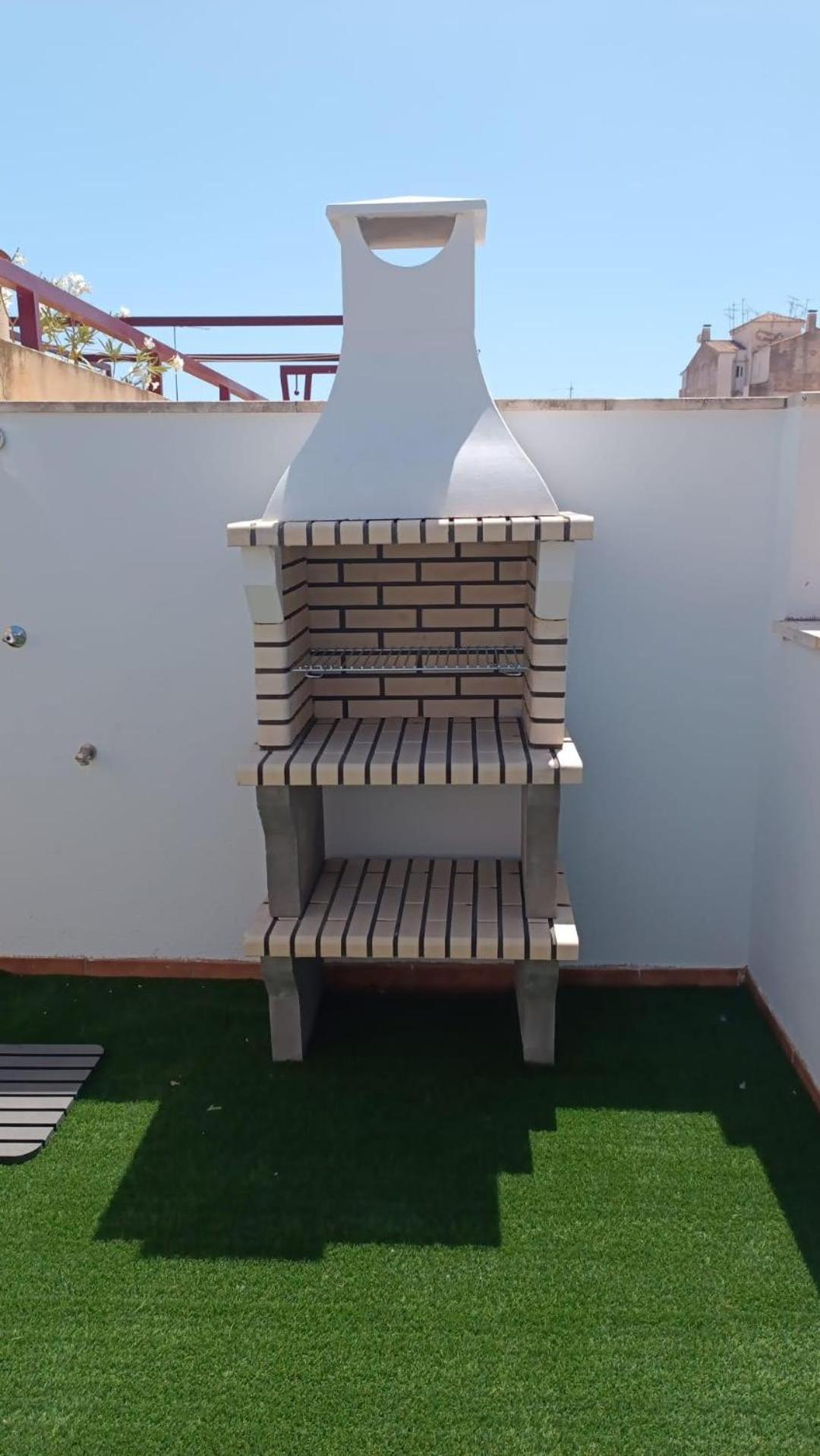 Estudio Centro Malaga Terraza Y Barbacoa Buitenkant foto