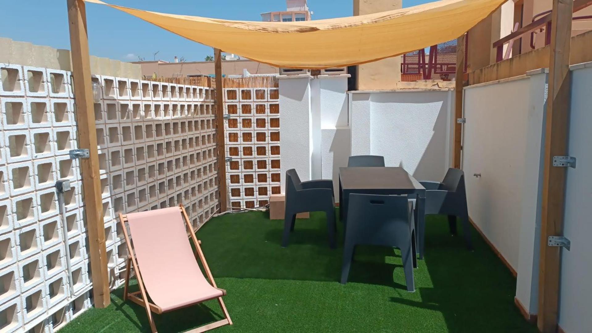 Estudio Centro Malaga Terraza Y Barbacoa Buitenkant foto